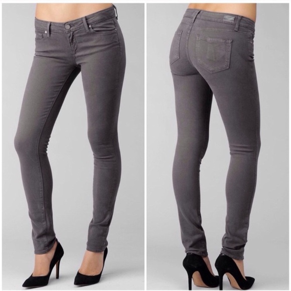 PAIGE Women’s Skyline Skinny Gray Jeans Sz 26